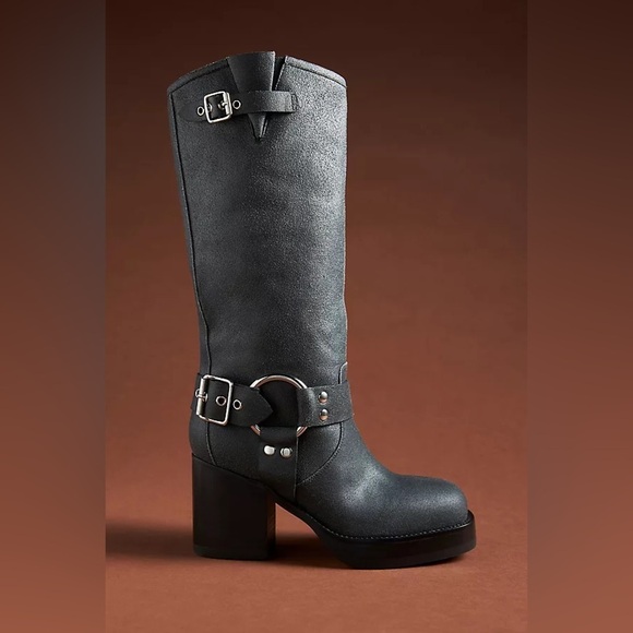 Jeffrey Campbell x Anthropologie Tall Boot Platform Western Boot Sz9.5 - Picture 3 of 16